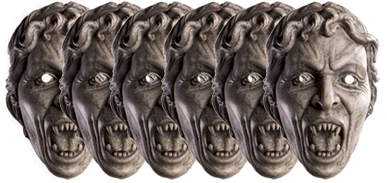 STAR CUTOUTS stsmp110 – 6 Masks Adult Doctor Who Weeping Angel – One size — image 1