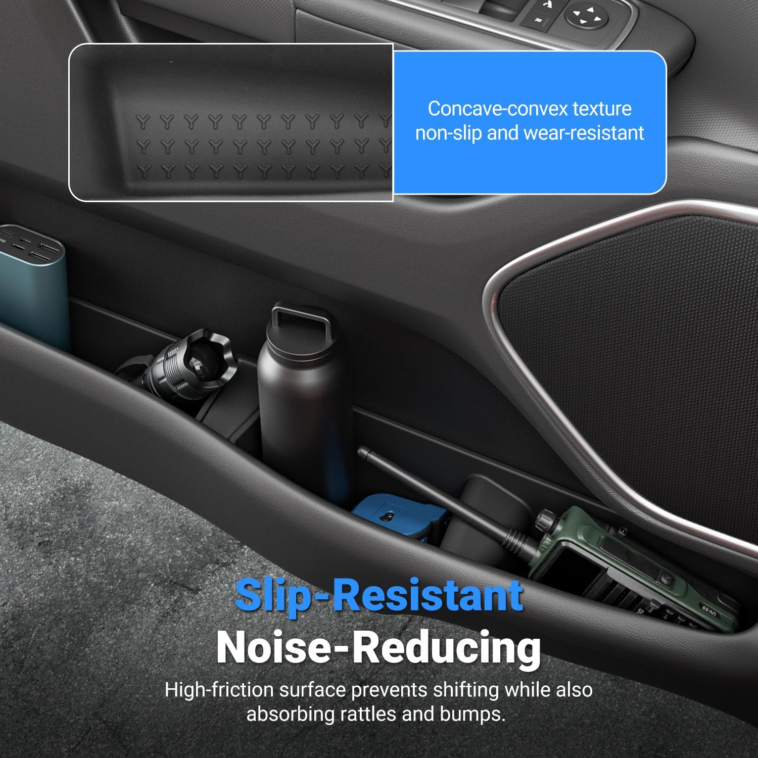 13Pcs Dashboard Storage Organizer Compatible with 2019-2026 Dodge RAM 1500 Door Side Storage Box Door Bottom Storage Box Replacement for 2019-2026 Dodge RAM Accessories