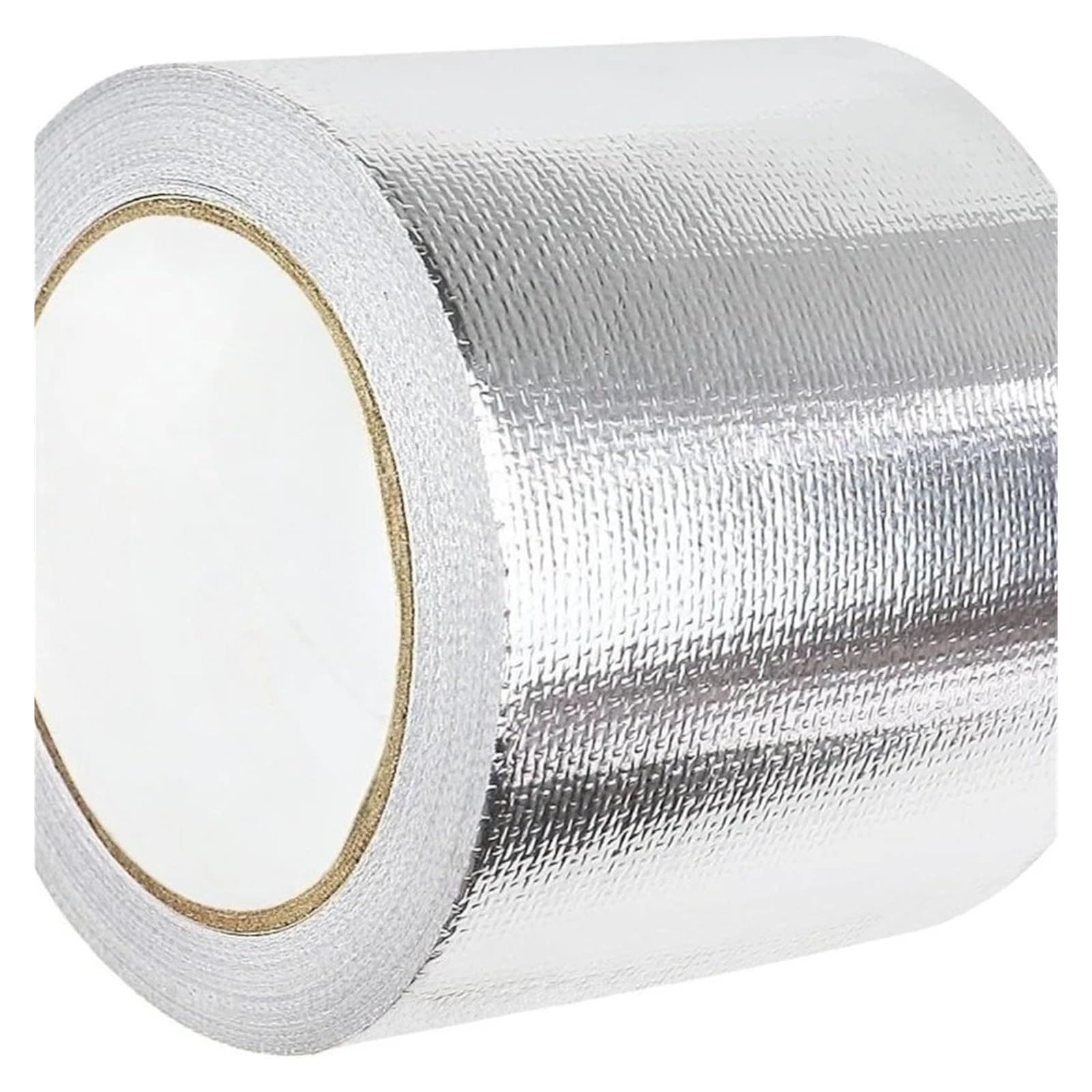2 Stück selbstklebendes Hitzeschildband aus Aluminiumfolie, Fiberglas, reflektierendes Material, kühl, selbstklebend(2pcs 3cm 5m)