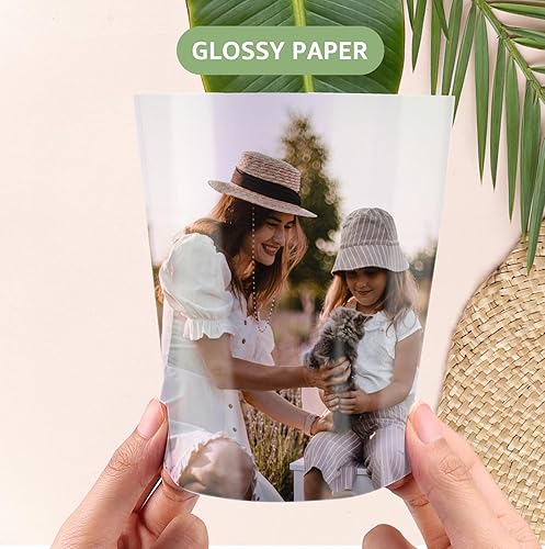 Miniatura 5 de Papel fotográfico de 5 x 7 pulgadas de alto brillo 100 hojas