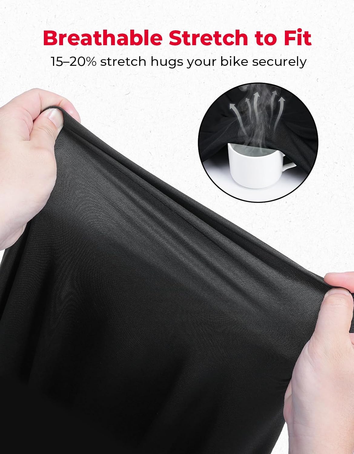KEMIMOTO Indoor Motorcycle Cover Soft Stretch Elastic Dustproof Covers Fit for Side Top Box Touring Ultra Limited Road King Street Glide Road Glide Scout Chieftain Gold Wing Goldwing