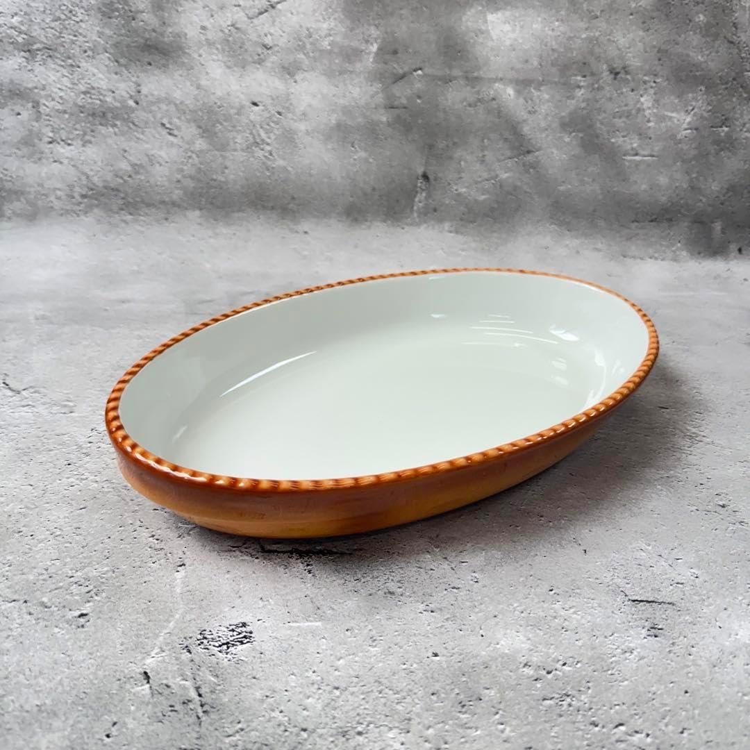 お皿 シェーンバルド Schönwald オーバルグラタン大皿36 茶 グラタン皿