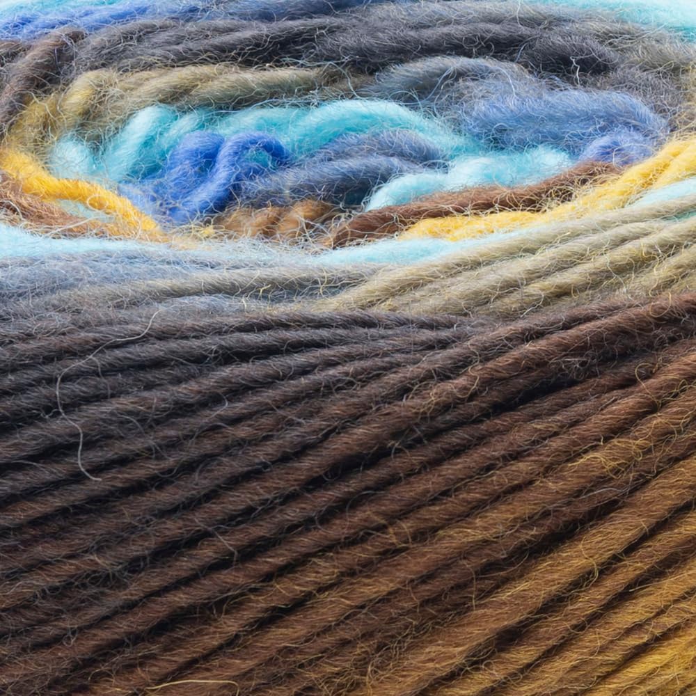 YarnArt Lana Fresco 100% Wool Yarn – Fine/Sport Weight (#2) – 3.52 oz (100g) / 415 yds (380m) per Ball – Soft Natural Fiber Knitting & Crochet Yarn for Sweaters, Shawls, Garments (2, 8102)