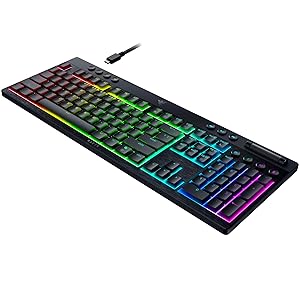 Razer BlackWidow V4 Low Profile HyperSpeed Wireless Gaming Keyboard: Orange Mechanical Switches - 2.4GHz Wireless & Bluetooth - Multi-Function Roller - 11 Control Buttons - Long Battery Life