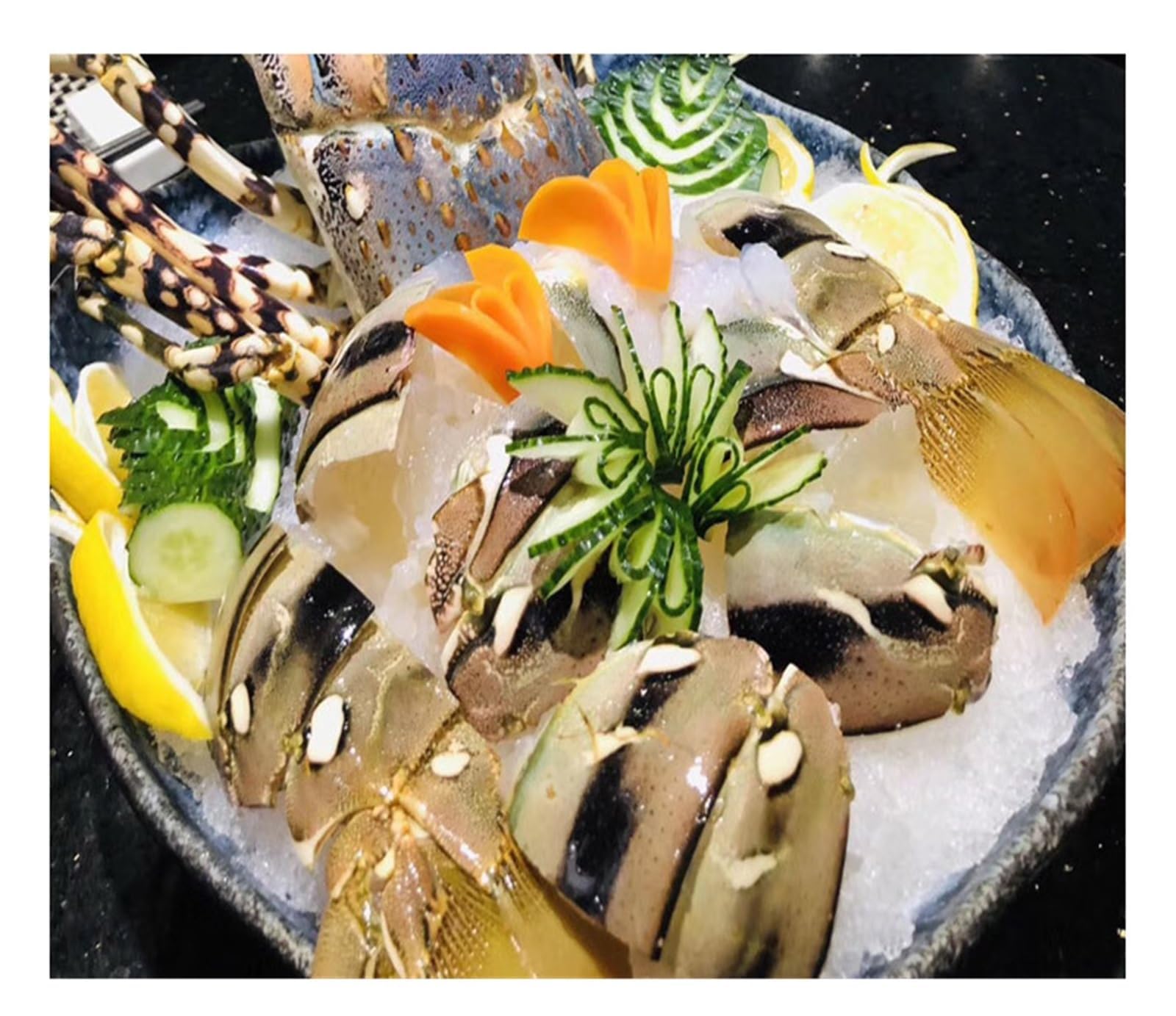 Plato De Aperitivos, Recipientes para Aperitivos, Cocina Japonesa, Plato De Sashimi De Cerámica Extragrande, Plato De Langosta Y Mariscos, Plato De Sushi, Plato Creativo,A-One Size