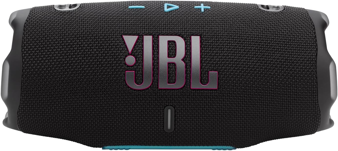 JBL Charge 6 - Portable Waterproof & Drop-Proof Bluetooth Speaker, Bold JBL Pro Sound & AI Sound Boost, 28Hrs Playtime, Built-in powerbank & Comes with a Sturdy/Removable Carrying Strap (Black/Teal) - Image 10
