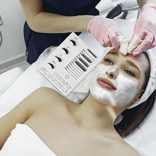 Miniatura 8 de Beaupretty Palet de extensiones de pestañas, bandeja de paleta de pestañas, tablero de exhibición de extensiones de pestañas para salón