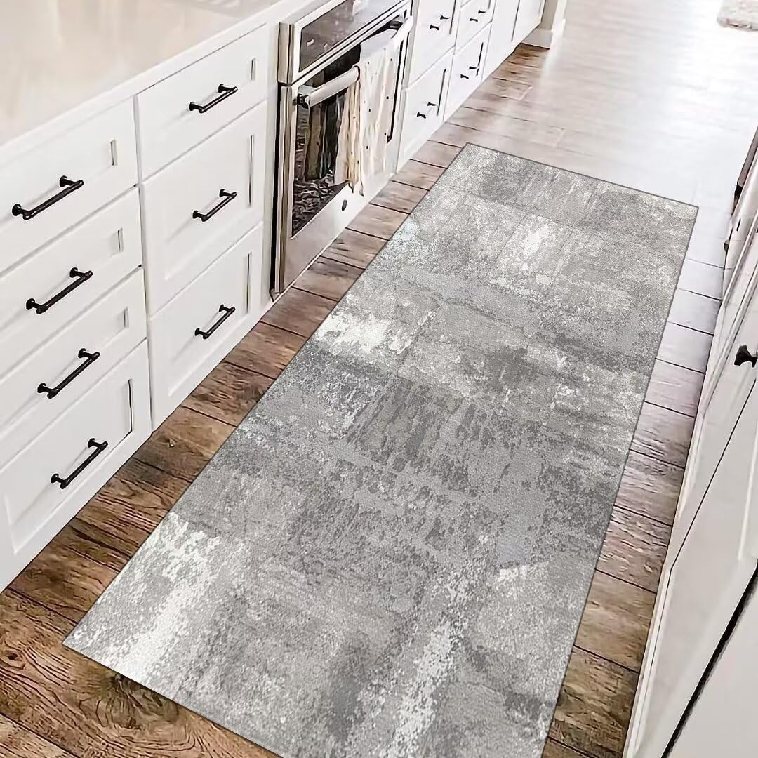 ZUZEKU Abstracte loper, voor gang, keuken, wasbaar, antislip