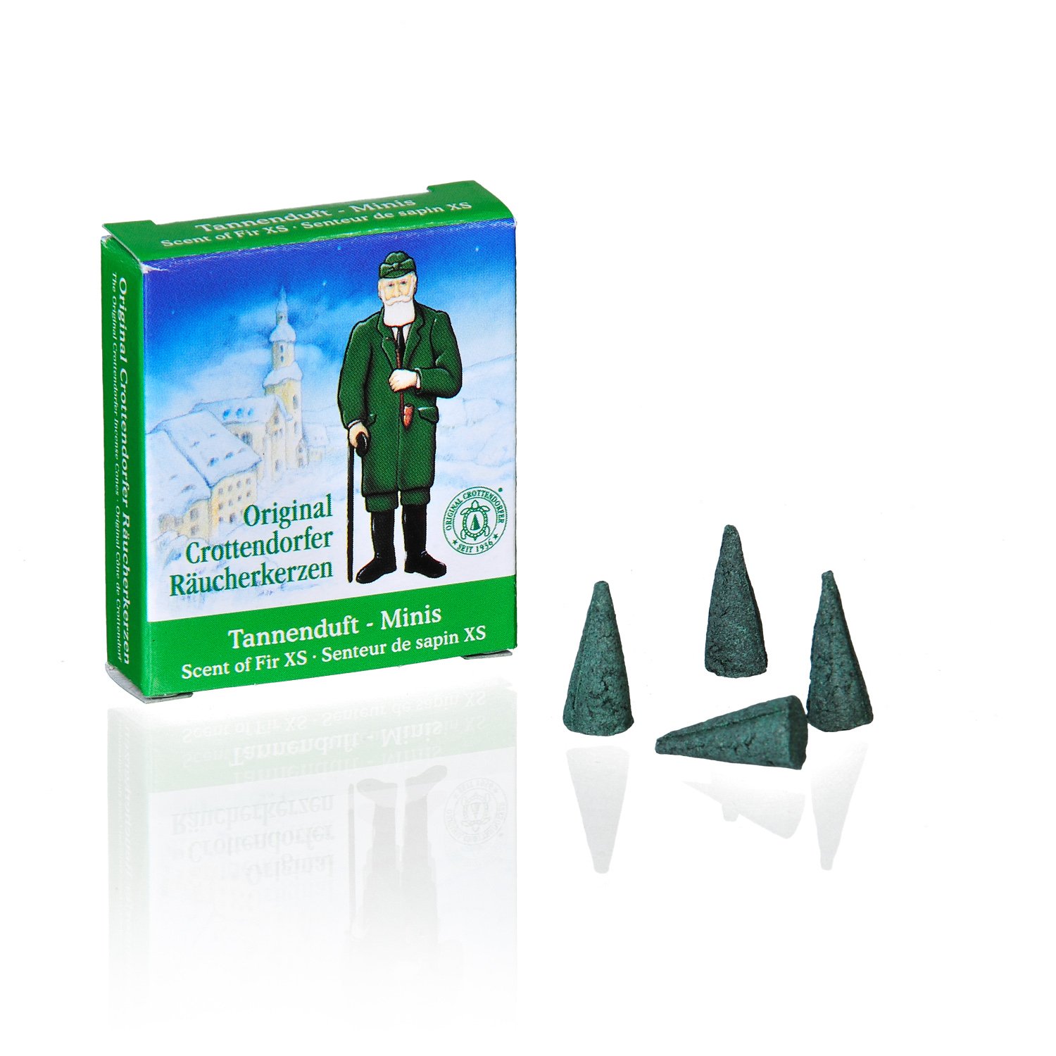 Crottendorfer Incense - Scent of Fir XS, Pack of 24