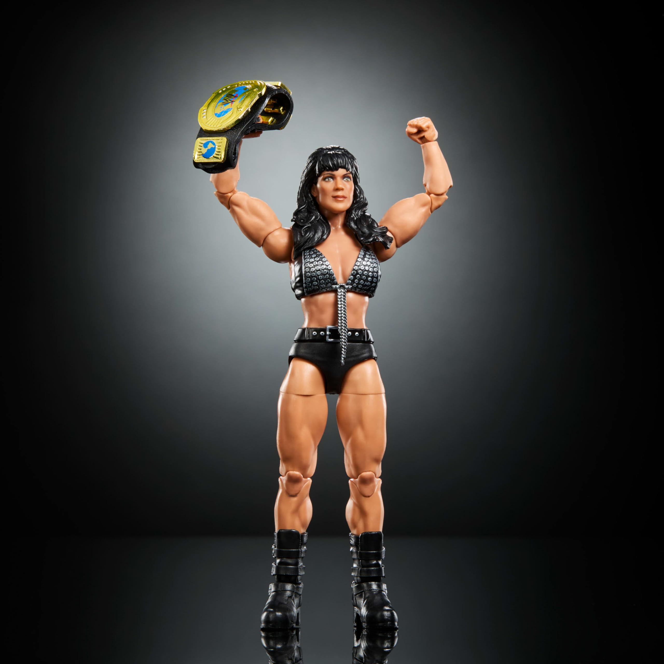 WWE Chyna z pasem Intercontinental w kolekcji Mattel Elite Monday Night War Series 10 figurka kolekcjonerska z możliwością gry