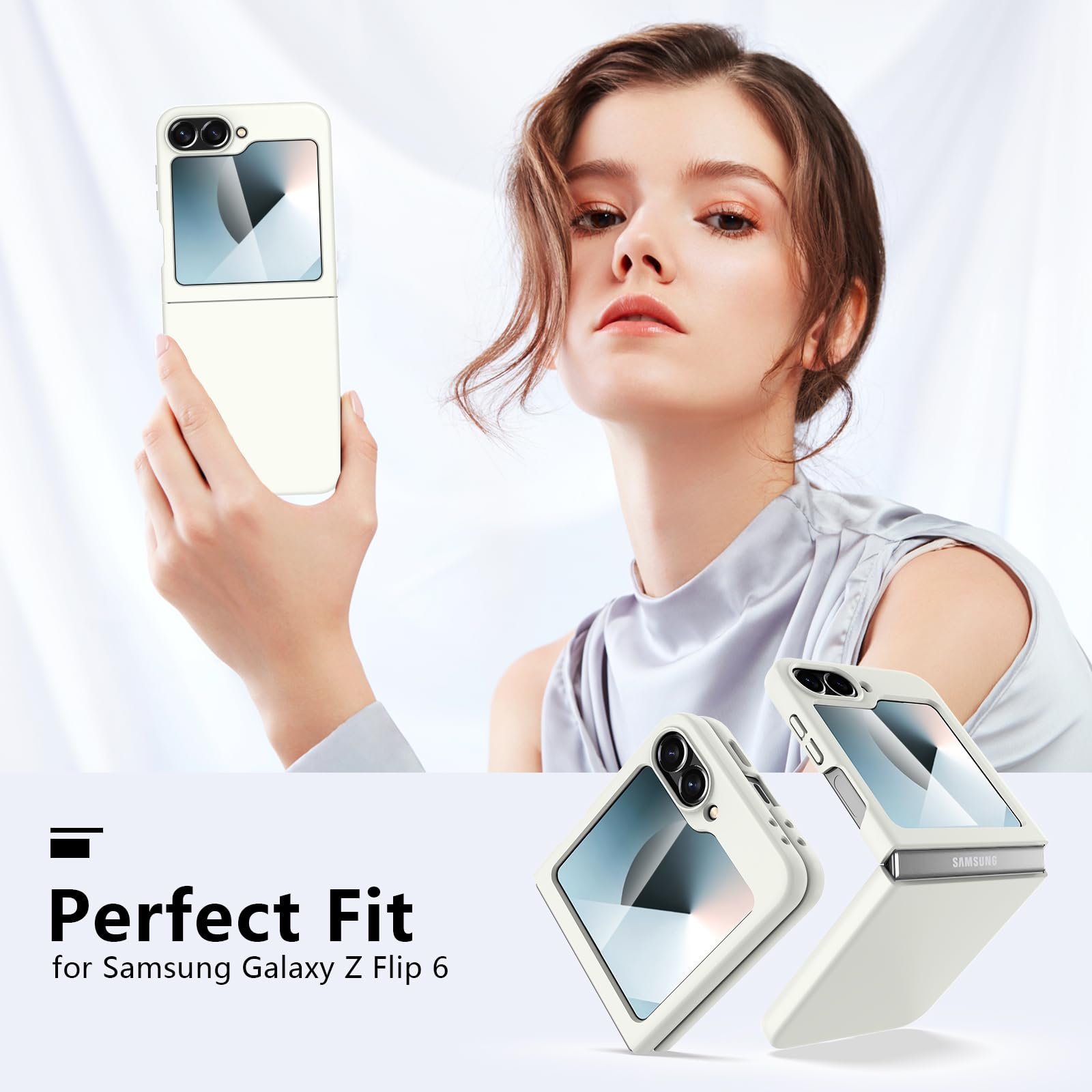 Amazon.com: ZX Zenixy for Samsung Galaxy Z Flip 6 Case, Slim Thin