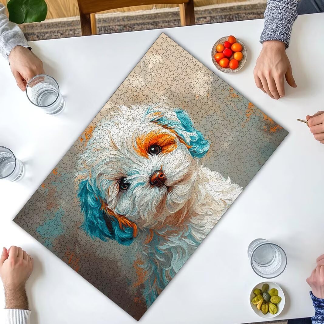 Puzzle 1000 Piezas, Puzzle Perro, Rompecabezas Adultos, Regalo Mujer -8263