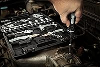 Vista 4 de Blackout XP Juego de herramientas para el hogar/juego de herramientas mecánicas, 66 piezas, llave ajustable, destornillador multibroca, alicates