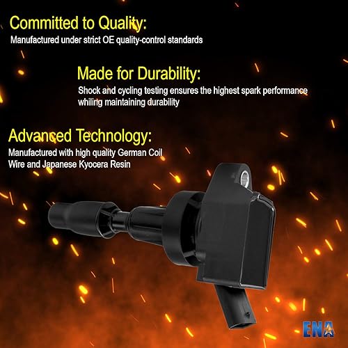 Miniatura 7 de ENA Bobina de encendido para UF817 compatible con Hyundai Elantra Kona Sonata Tucson Veloster Kia Forte Koup Forte5 Optima Seltos Soul 2015-2021