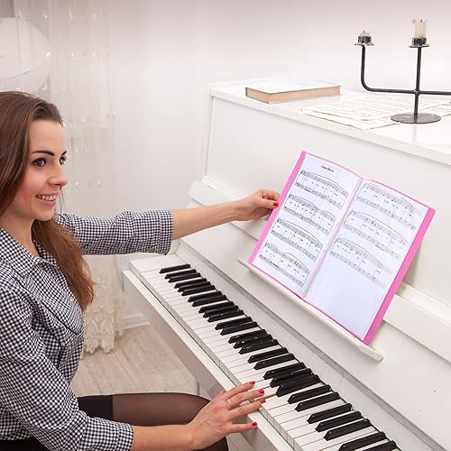 Miniatura 6 de Paquete de 10 carpetas con fundas de plástico grandes de 8.5 x 11 pulgadas, libro de presentación de 30 bolsillos con protectores de hojas