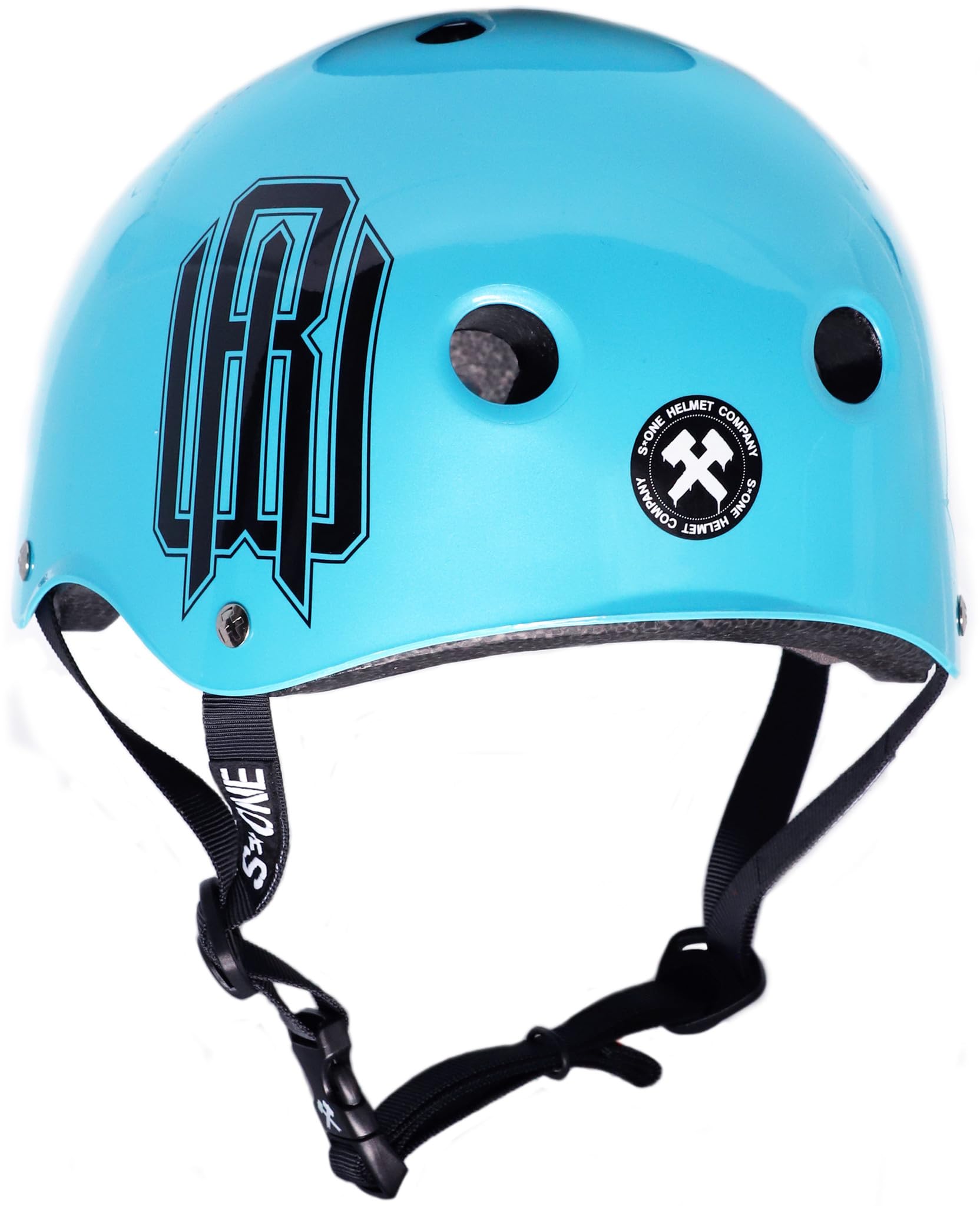 S1 Lifer Helmet for Skateboarding, BMX, and Roller Skating - EPS Fusion Foam, CPSC & ASTM Certified - Light Blue Metallic Raymond Warner Large (55.8 cm) — image 1