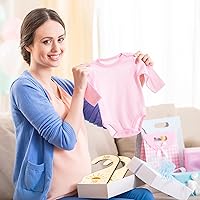 Vista 5 de Whaline 8 piezas de tamaño de armario de bebé divisores de madera para armario de bebé, organizador bohemio de diseño de sol colgante de madera