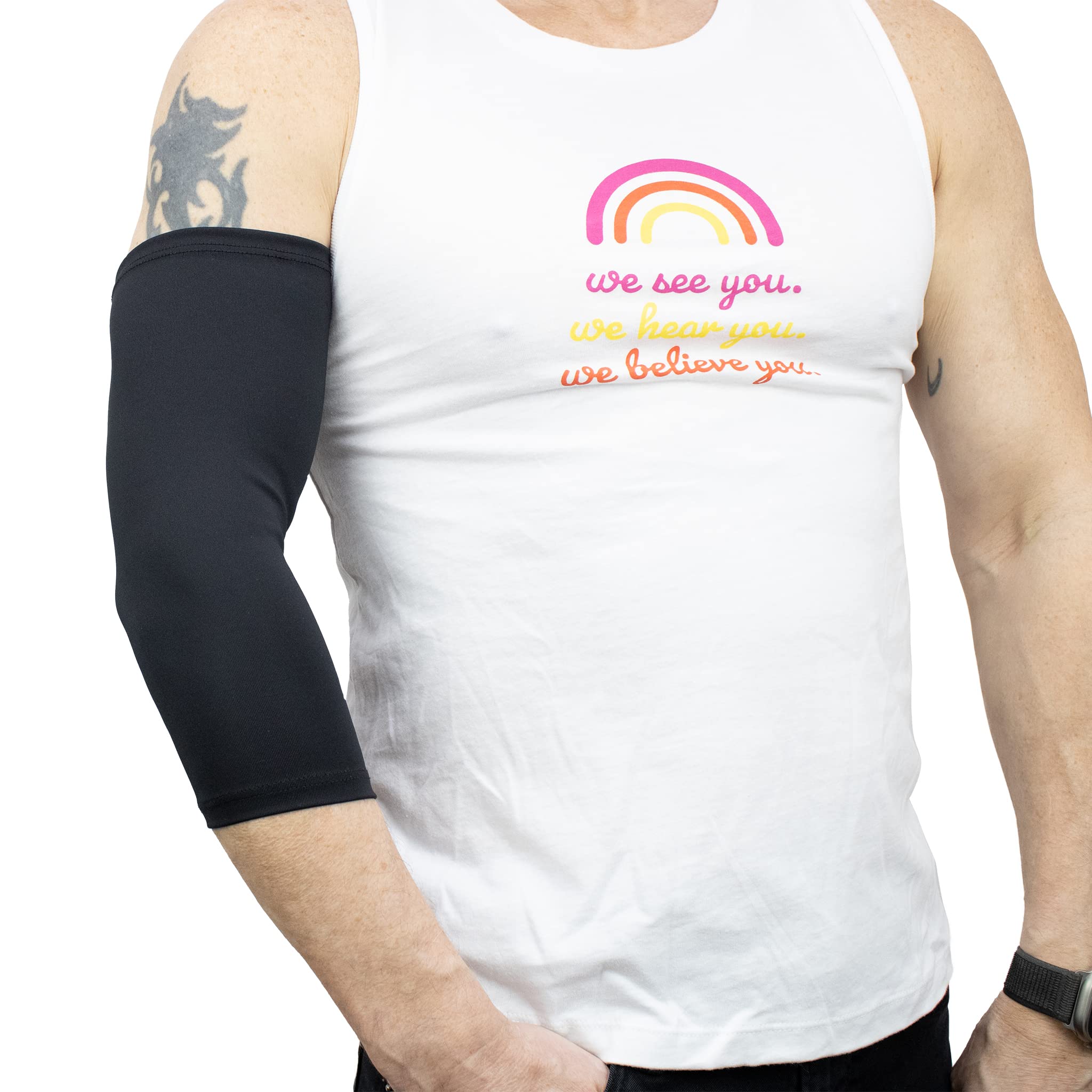 Spoonie Threads Unisex Support Sleeve 2-Pack PICC Line or CGM Cover