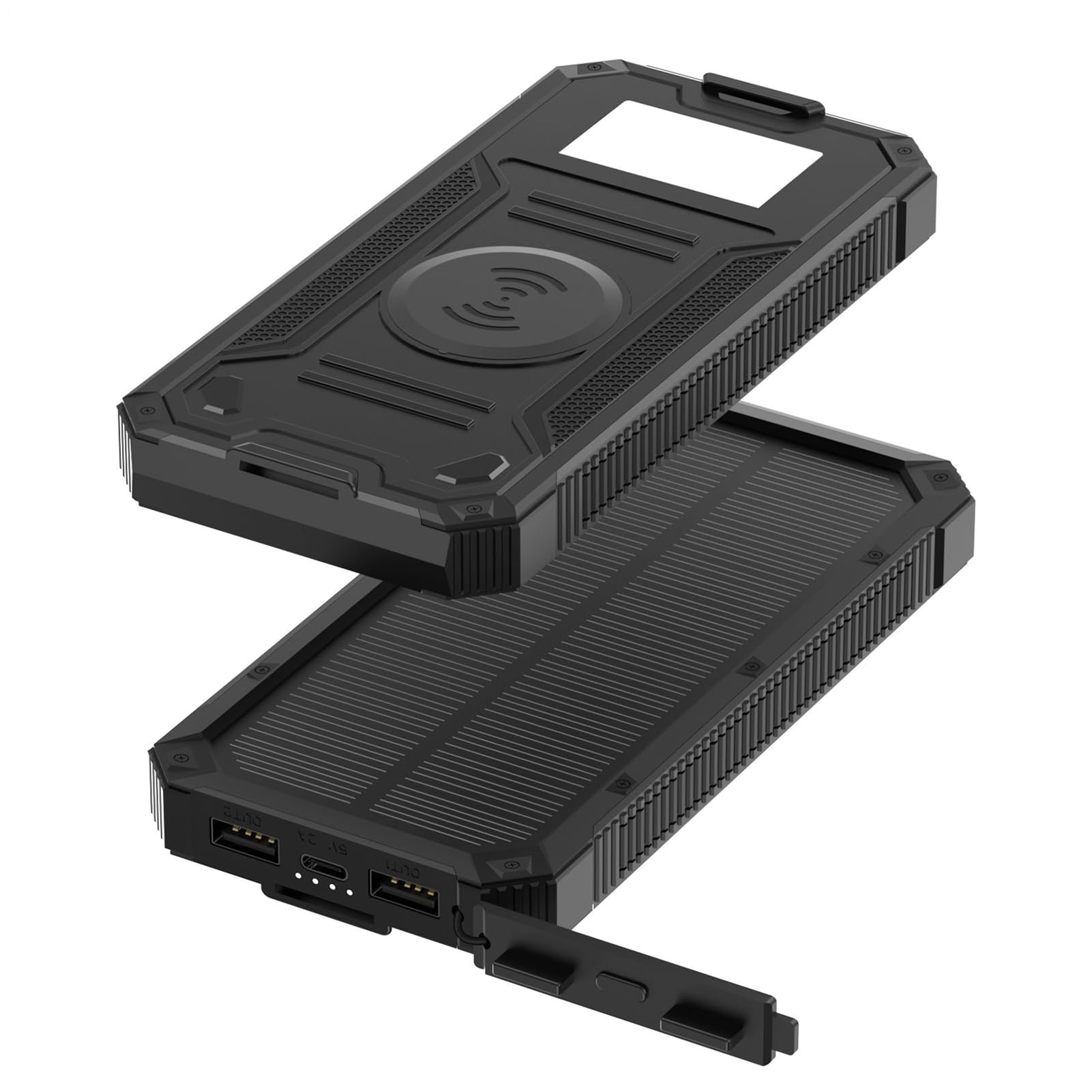 Caricatore Solare Per Telefono Porta USB Impermeabile Per Sopravvivenza