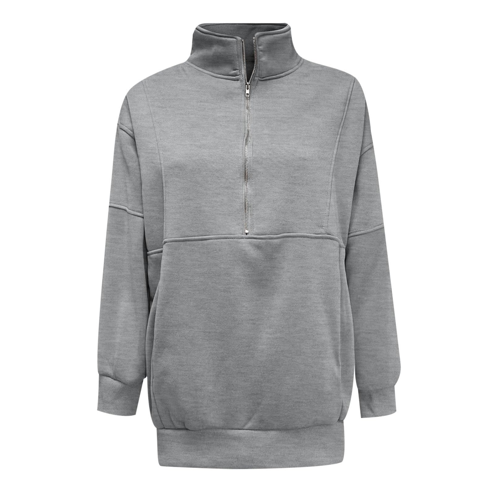 Sudaderas de manga larga con cuello alto para mujer, estilo occidental, cómodas, con bloques de color, con cremallera, forro polar, ajuste holgado, casual, para entrenamiento, moda, gótico, preparado,