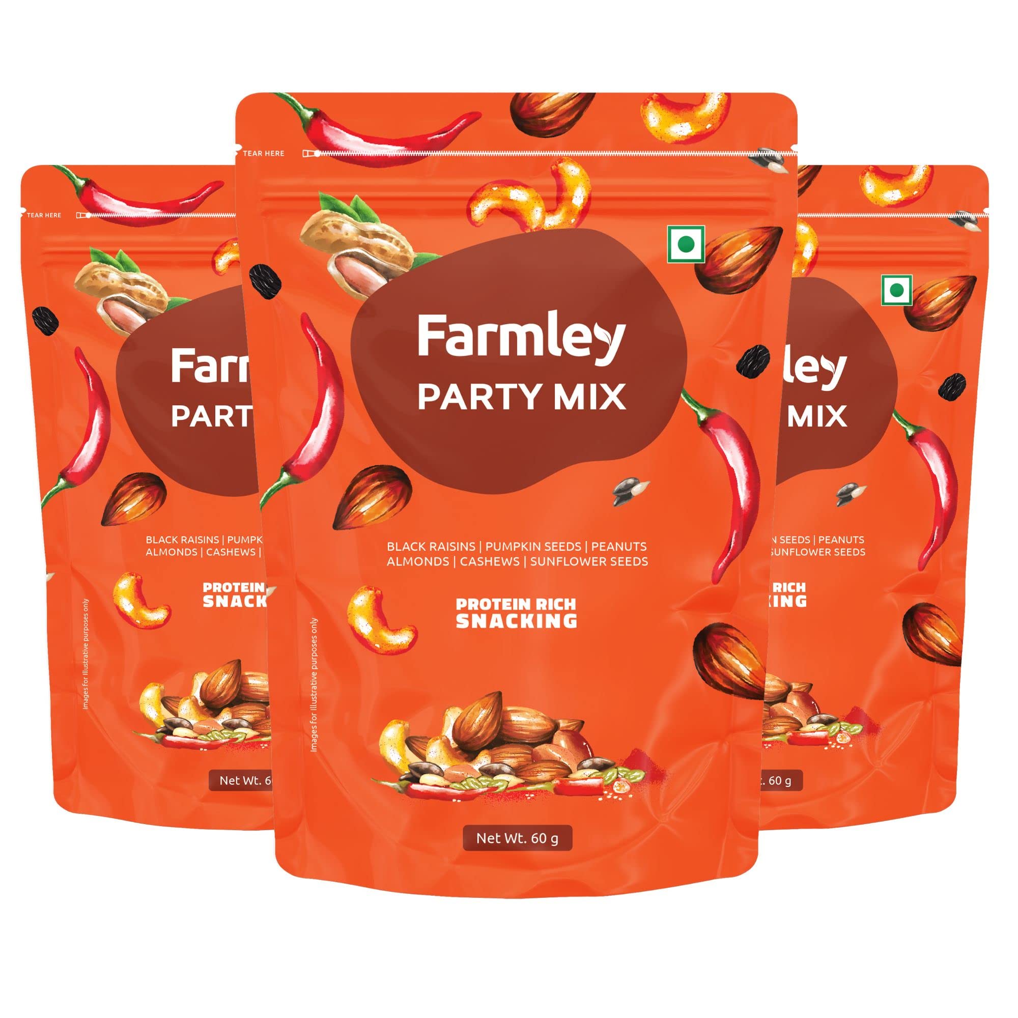 See full amazon price history chart for Farmley Party Mix 180g | Mixed Nuts | Healthy Snacks Contains Mixed Dry Fruits, Nuts And Seeds (3 x 60g) Farmley Party Mix 180g | Mixed Nuts | Healthy Snacks Contains Mixed Dry Fruits, Nuts And Seeds (3 x 60g) (B0C3W2N1KB) Amazon Price History, Amazon Price Tracker