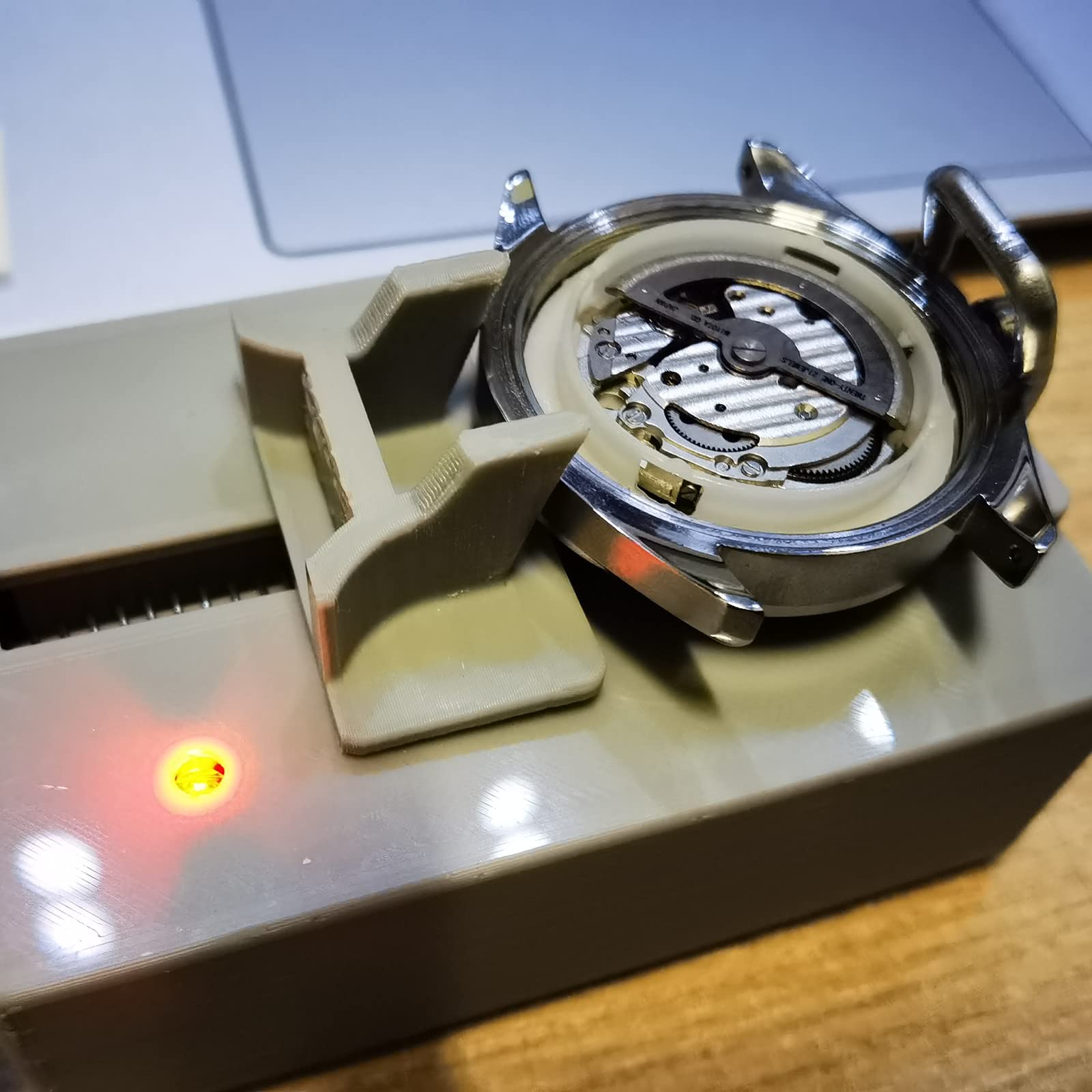 MOUDOAUER Przenośny zegarek zegar zegar zegar mechaniczny tester czasu zegarek tester zegarka narzędzia naprawcze do PC akcesoria do telefonów komórkowych