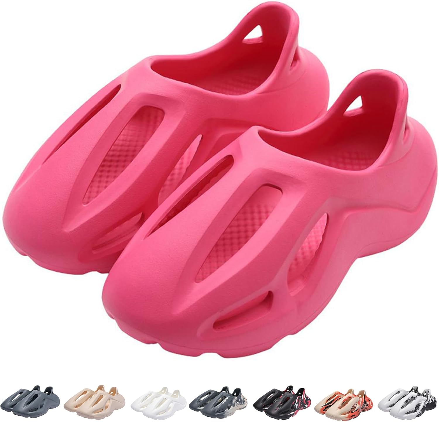 Foam Runner Sneakers Cloud Slides Pillow Sandals for Kids Running Shoes Boys Walking Shoes Girls Fashion Slippers Outdoor Indoor Summer Beach Sandals Big Kids Little Kids