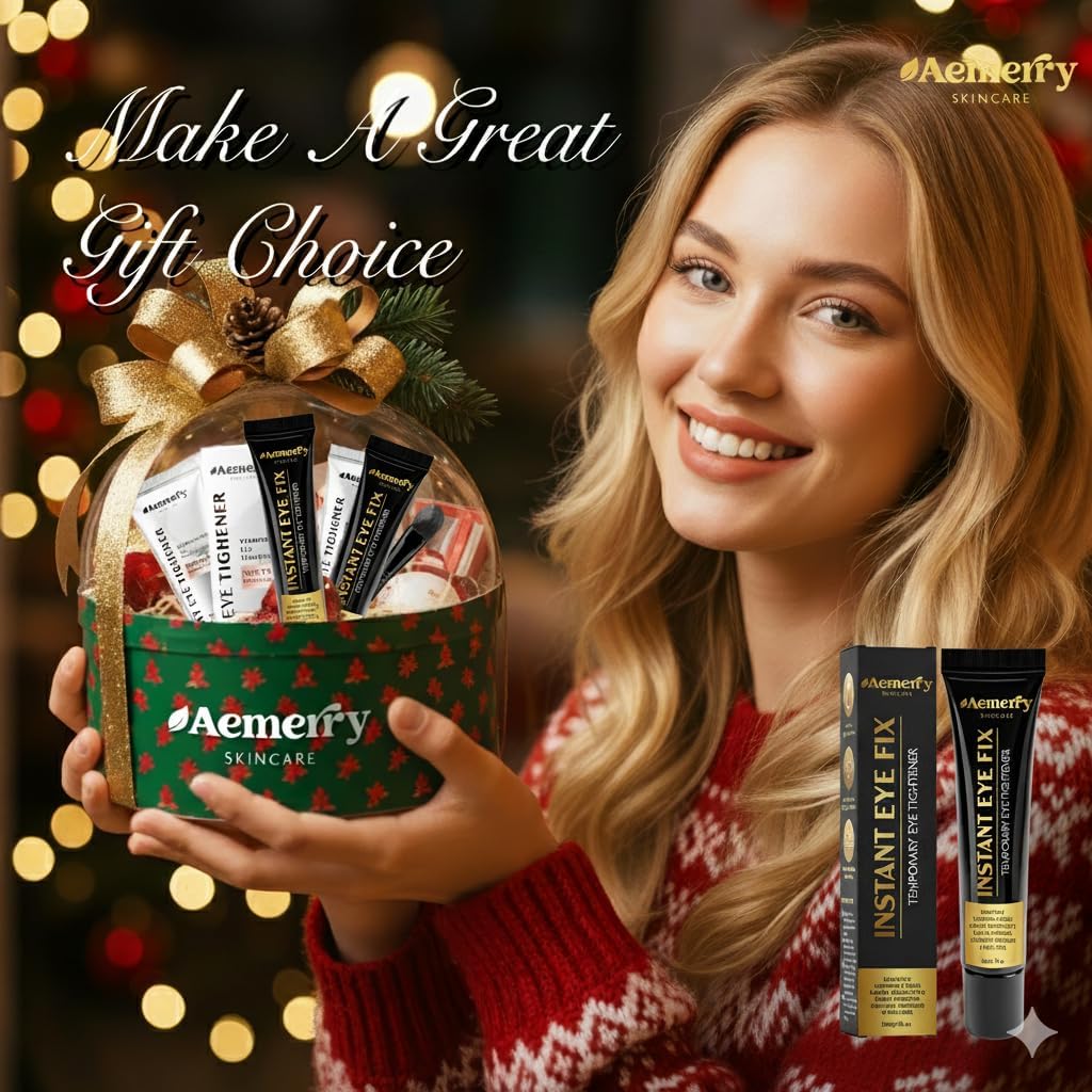 Instant Eye & Face Tightener Cream: Reduces Bags & Puffiness, Smooths Wrinkles & Fine Lines in Minutes, Temporary Lift & Firm Under-Eye Area, Anti-Aging Lightweight Formula for Men & Women, 30 ml - Image 7