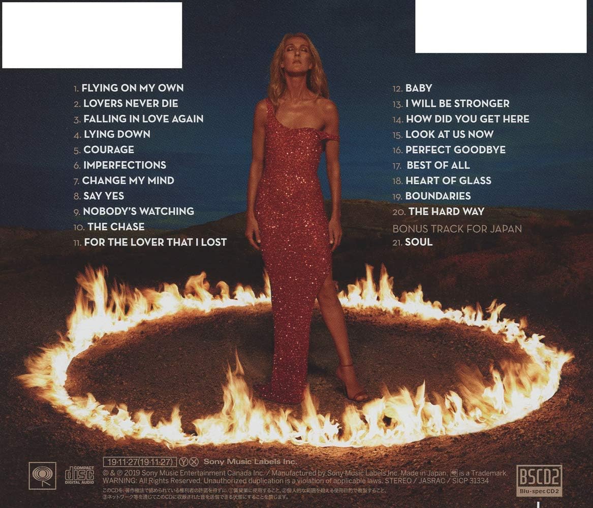 CELINE DION CÉLINE DION - Courage - Disque CD