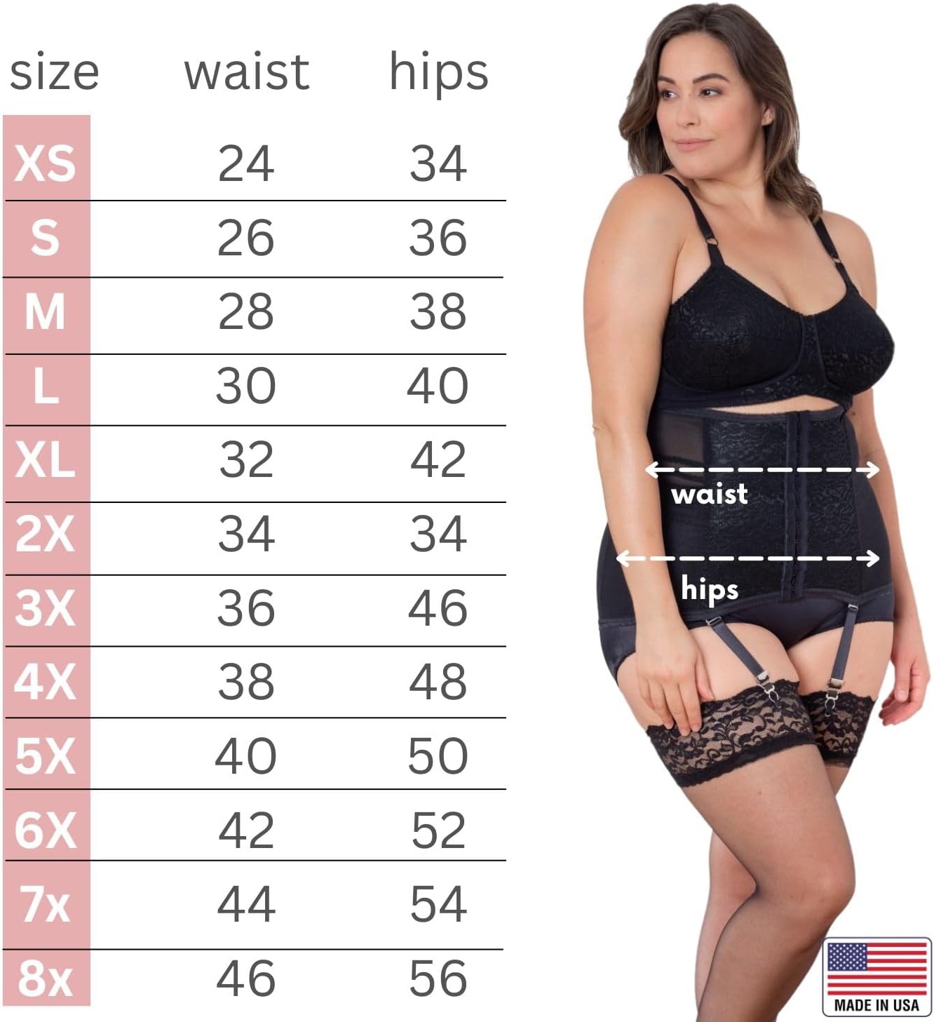 Rago Women's Plus Size Waist Cincher with Removable Zambia Ubuy