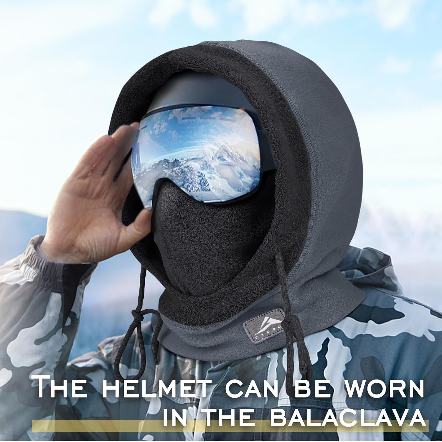 Balaclava Face Mask Windproof Fleece Ski Mask for Men and Women Winter Neck and Face Warmer - Image 3