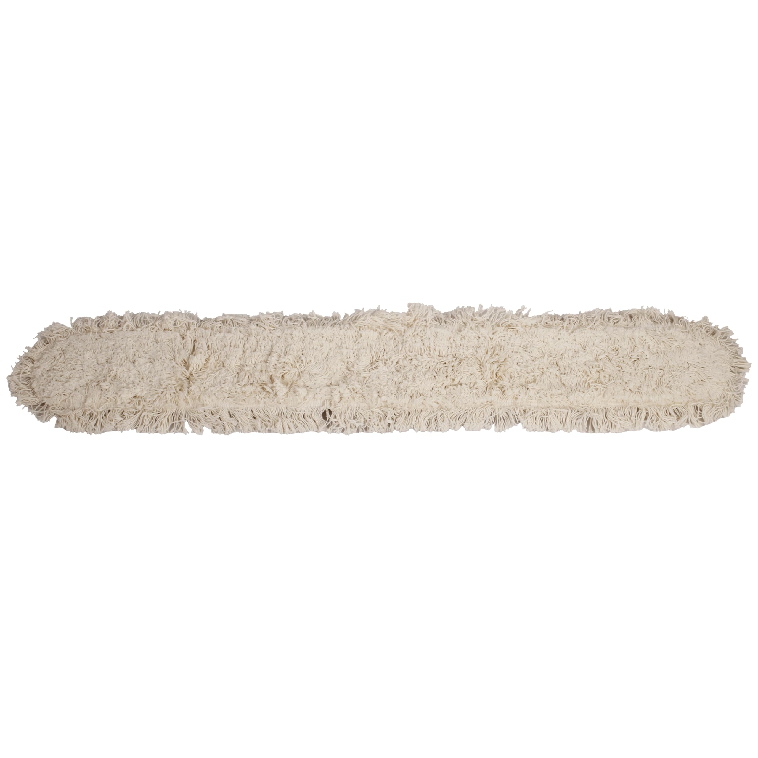Wischmop-Set 160 cm, Profi Bodenwischer Edelstahl für Parkett | Edelstahlhalter und Baumwollmop aus deutscher Fertigung fuer Turnhallen und Tanzschulen. Ideal zur Trocken- und