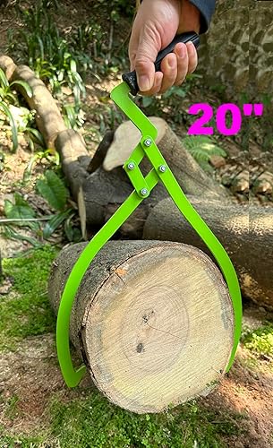 Miniatura 5 de Pinzas de tronco de 10 pulgadas, herramienta de transporte de pinzas de troncos, gancho de elevación de troncos, portador de troncos, herramienta de