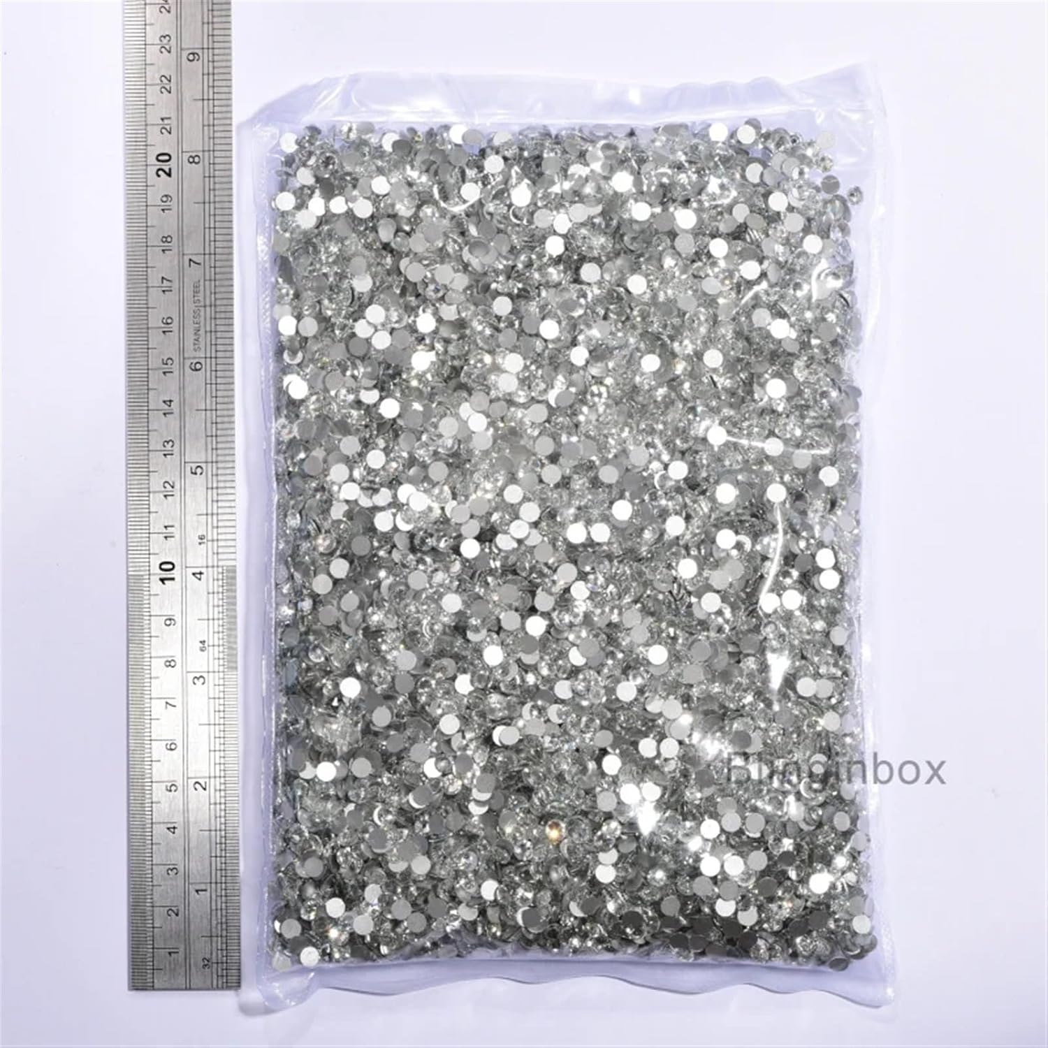 Hotfix Rhinestones Glitter Non Hotfix Rhinestones Nails Crystals Nail Accessories for Nail Charms Dress Nail Art glass rhinestones(SS30-2880PCS)