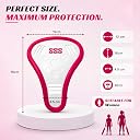 SSS Women Cricket Abdominal Guard | Lightweight Protective Ad Guard for Women | Premium Plastic Body with Soft Rubber Lining | Cricket Safety Gear | Pack of 1 gallery image