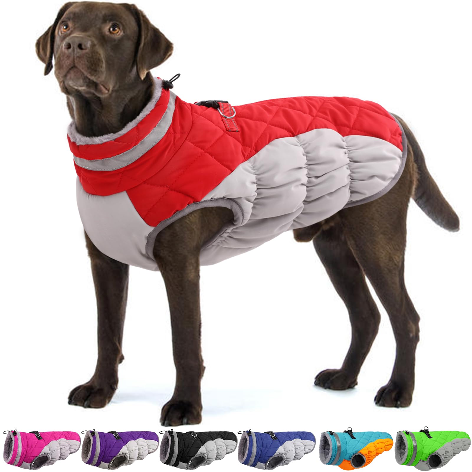 OUOBOB XXLarge Dog Winter Coat