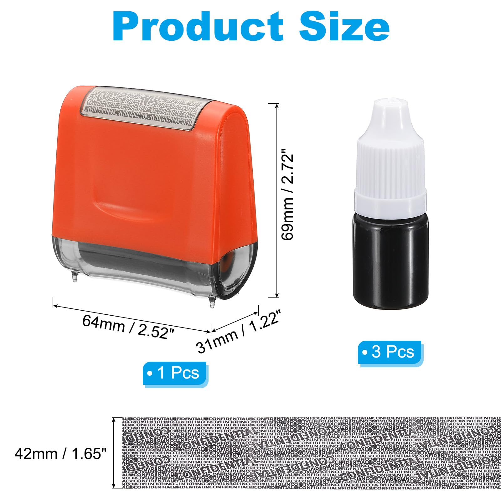 PATIKIL Identity Theft Protection Roller Stamp - Image 2