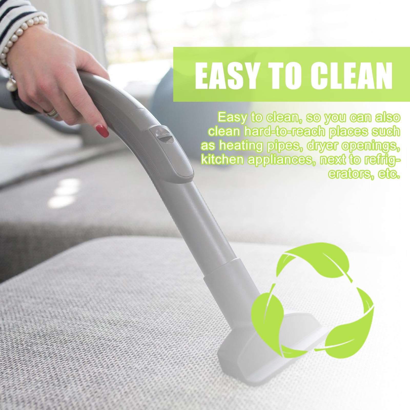 Godneei Suceur D'aspirateur Ménager, 62 Cm, Souple, Embout