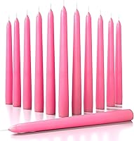 Vista 27 de Candwax - Velas cónicas de 12.0 in, sin goteo, sin perfume, cera de parafina con mechas de algodón, 10 horas de combustión