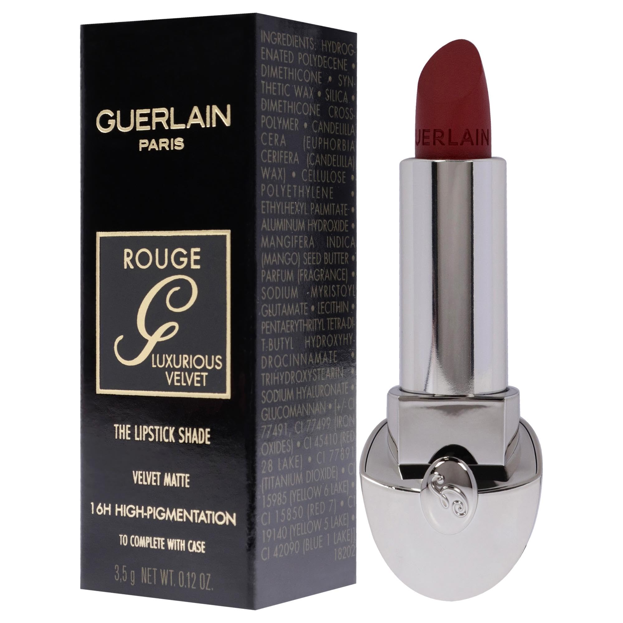 Amazon.com: Guerlain Rouge G Luxurious Velvet Matte Lipstick - 888