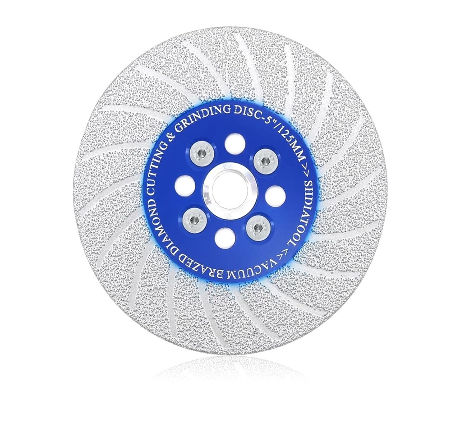 1pc Double-Sided Cutting Grinding Disc 4" 4.5" Saw Blade Cutter Porcelain Stoneware Tile M14 Flange(Turbo Design,M14 Flange_115MM)