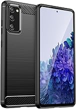 Phernykas Coque pour S20 FE Cover, Maté TPU Antichoc Bumper Housse, Antirayures Militaire Étui, Anti-Dérapante et Anti-Empreinte pour Coque Samsung S20 FE Case de Protection, Noir