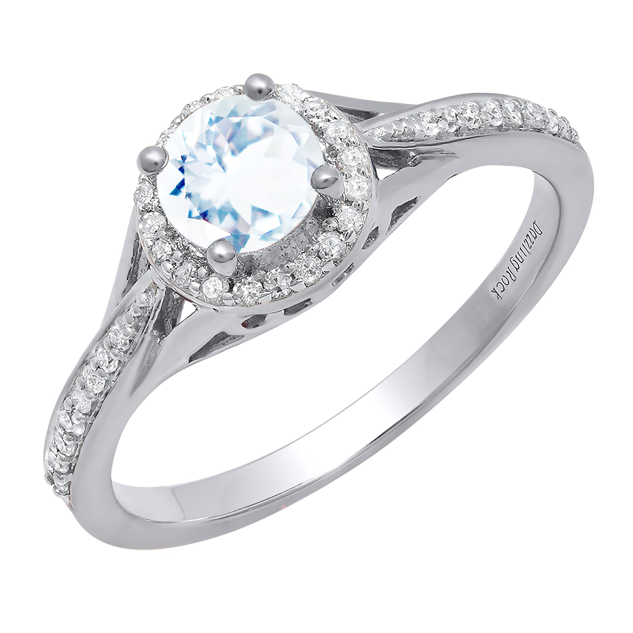 Dazzlingrock Halo Engagement Ring