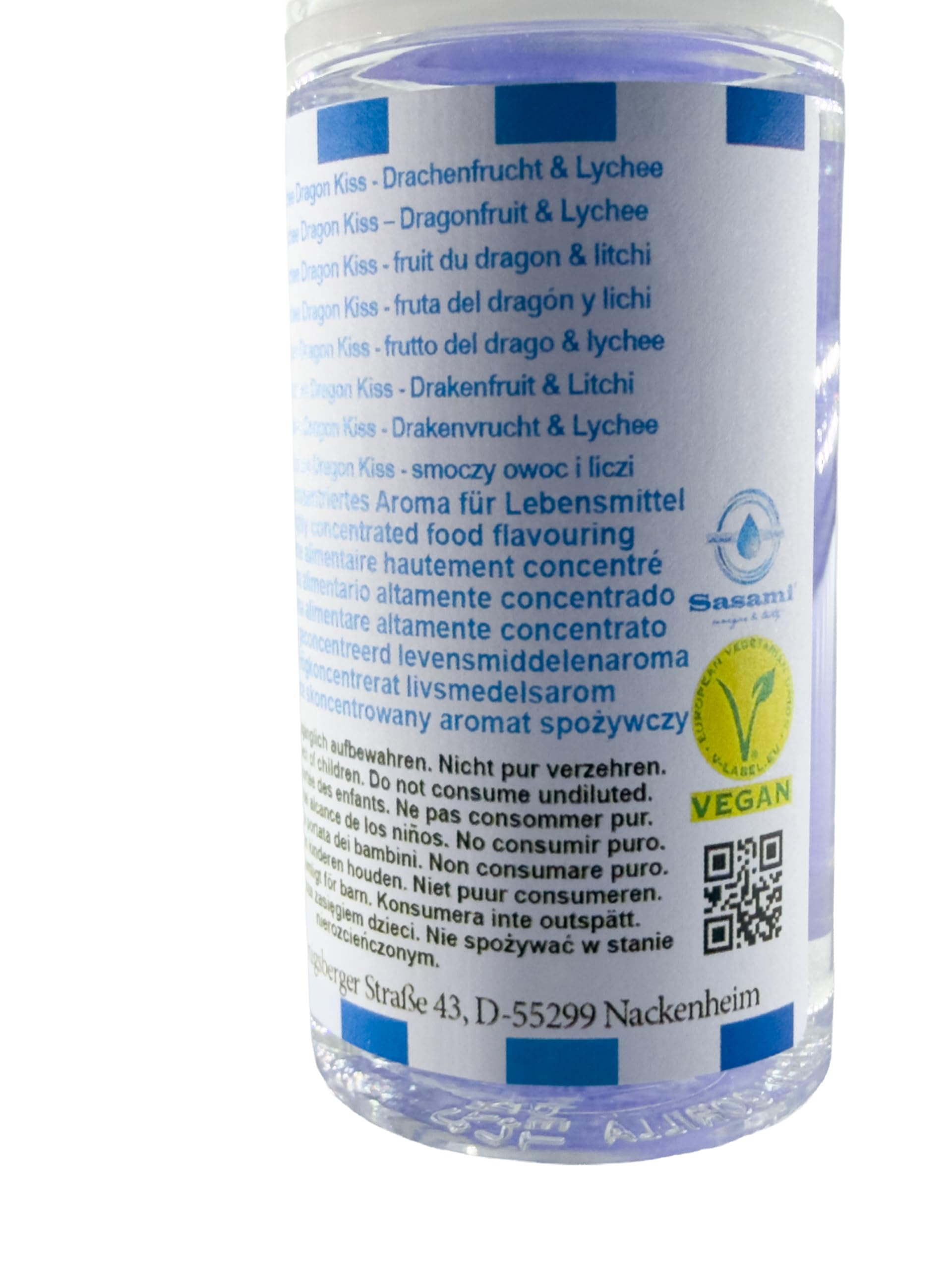 Lychee Dragon Kiss - frutto del drago & lychee aroma concentrato - vegano - Sasami - 100ml