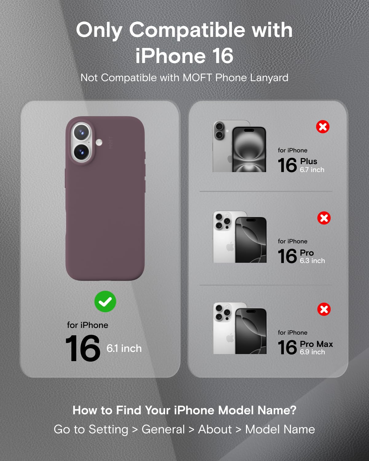 Amazon.com: MOFT Snap Case MOVAS™ for iPhone 16 Case