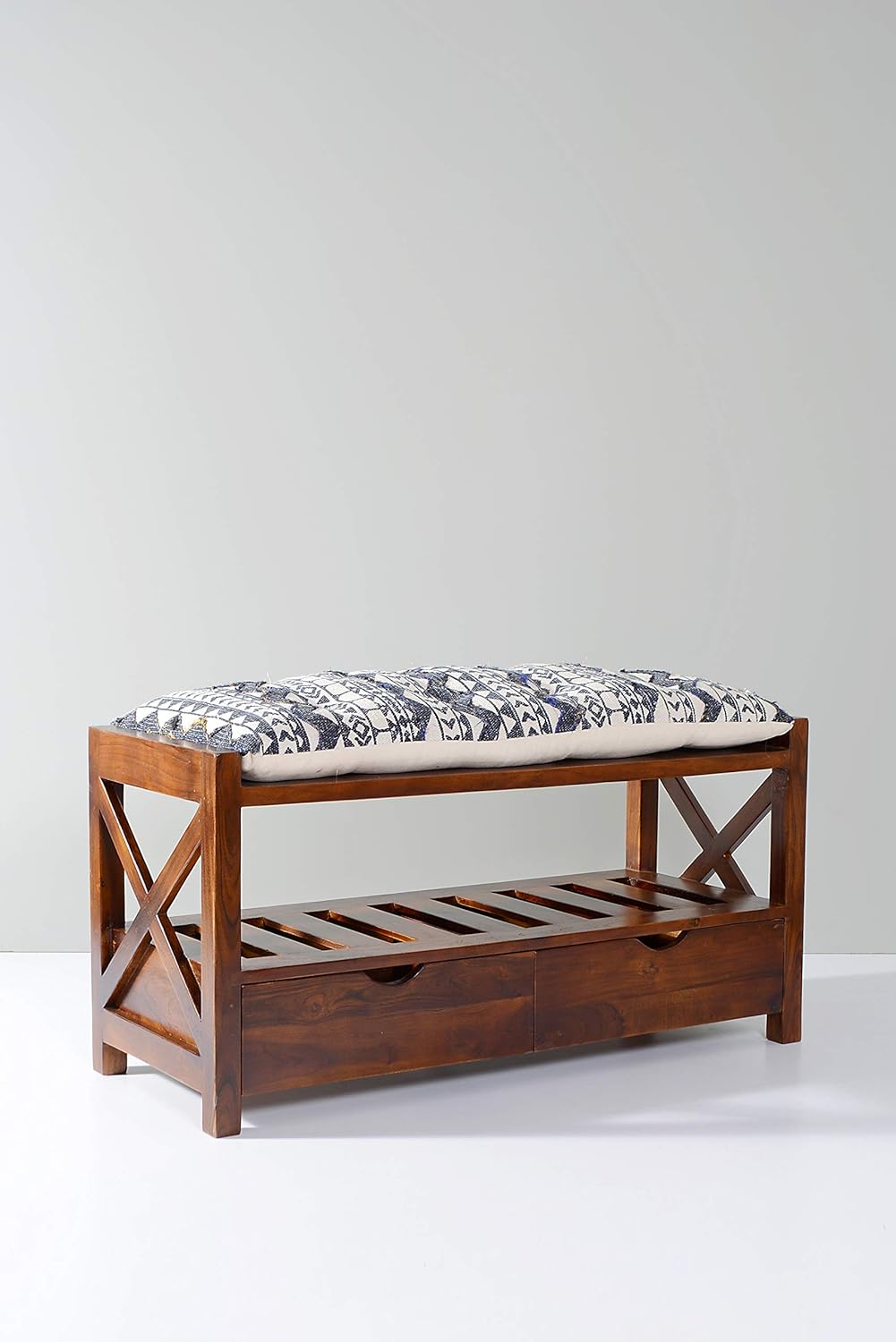 Dutch Homes All Weather Outdoor Patio Storage Cube Bench