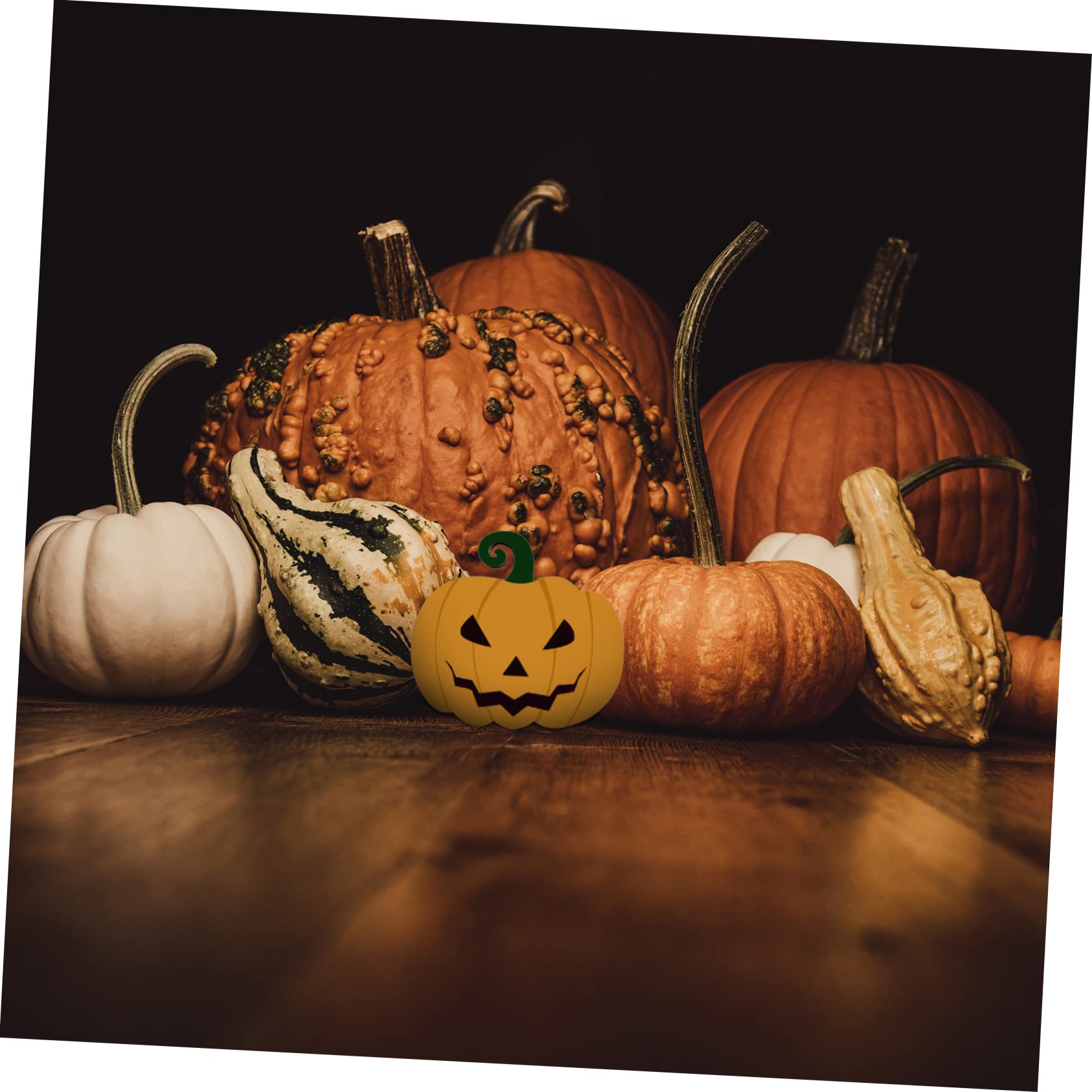 Tofficu 4 Juegos Astillas De Madera De Halloween Tablero De Calabaza Para Pintar Decoración De Calabaza De Halloween Adornos Caseros Víspera De Todos Otoño Decoración Del Hogar