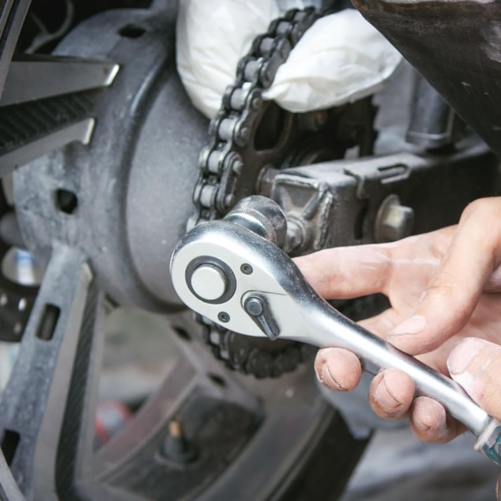 ラチェット本体 Amazon | バーコ 1/4 リバーシブルラチェットハンドル 6950RN