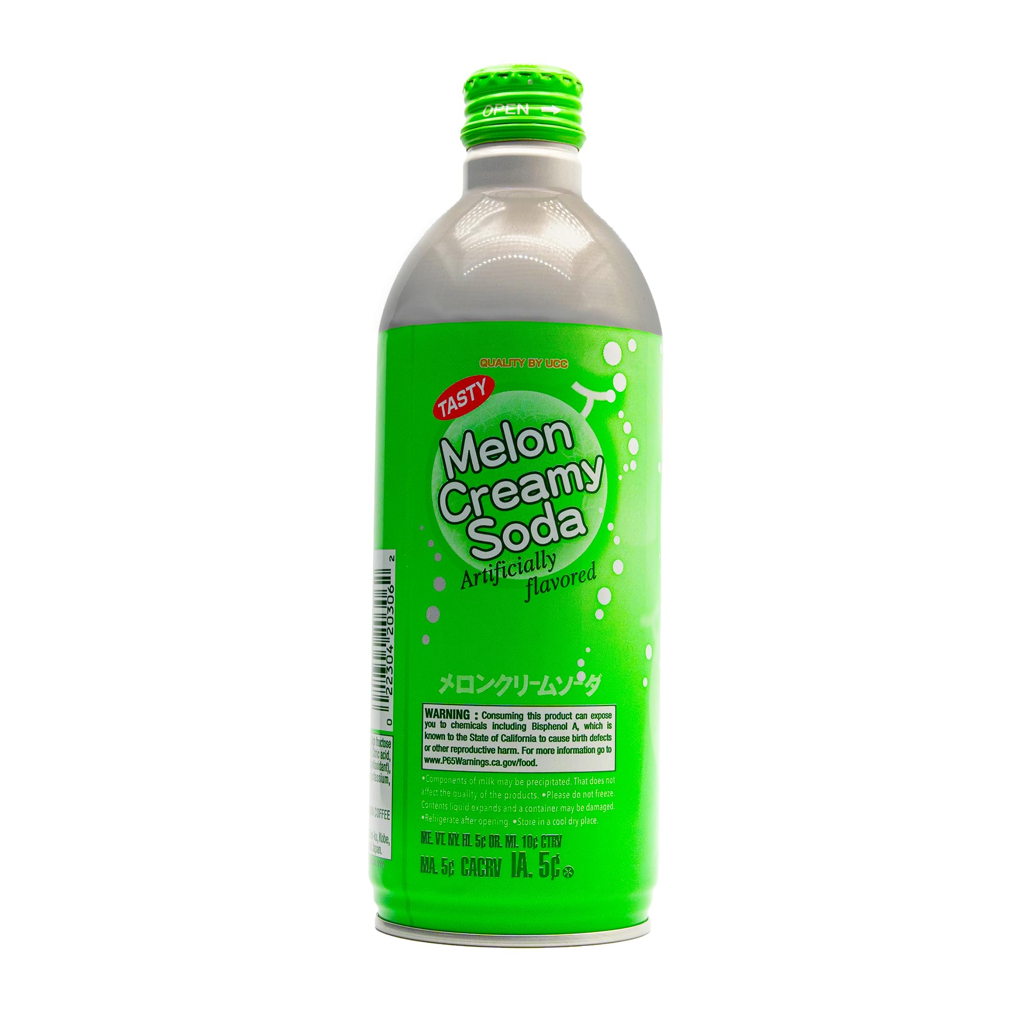 Amazon.com : UCC Melon Creamy Soda - Convenient Bottled Drink