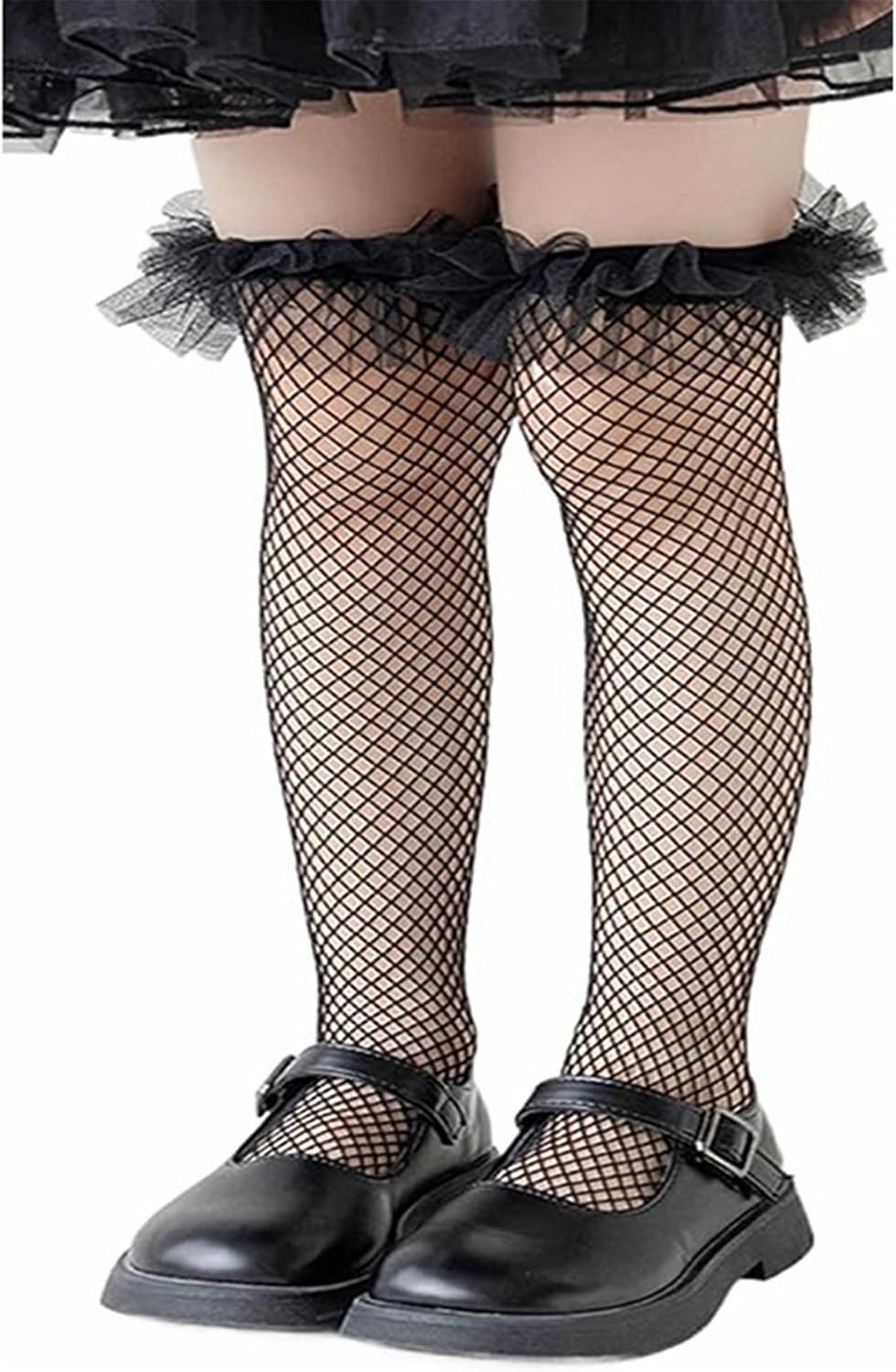 Baby Girls Kids Mesh Socks Bow Fishnet Ankle High socks Lace Fish Net Vintage back bow Short Sock(W3)
